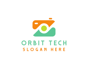 Abstract Photographer Camera logo design