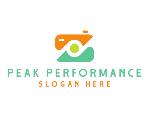 Abstract Photographer Camera logo design