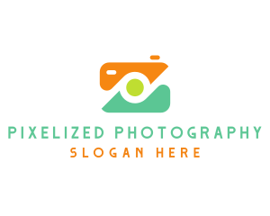 Abstract Photographer Camera logo design