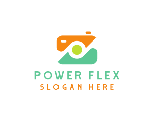 Abstract Photographer Camera logo design