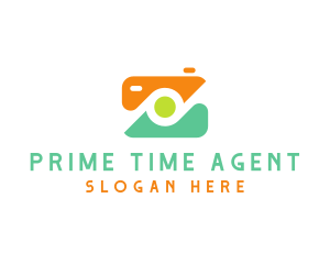 Abstract Photographer Camera logo design