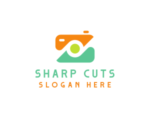 Abstract Photographer Camera logo design