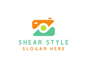 Abstract Photographer Camera logo design