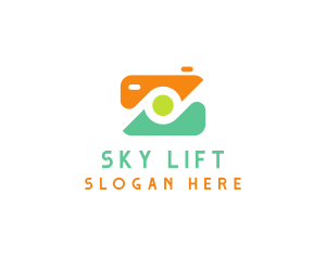 Abstract Photographer Camera logo design