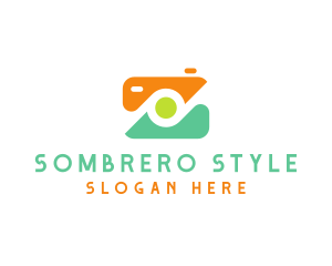 Abstract Photographer Camera logo design