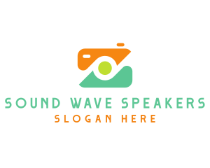 Abstract Photographer Camera logo design