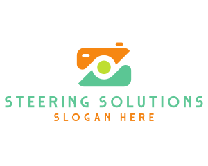 Abstract Photographer Camera logo design