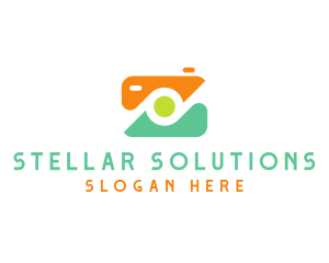 Abstract Photographer Camera logo design