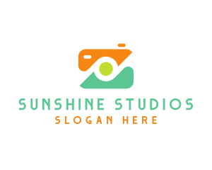 Abstract Photographer Camera logo design