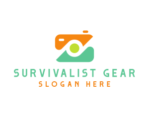 Abstract Photographer Camera logo design