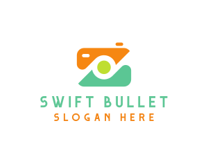 Abstract Photographer Camera logo design