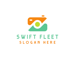 Abstract Photographer Camera logo design