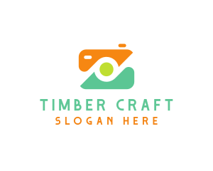 Abstract Photographer Camera logo design