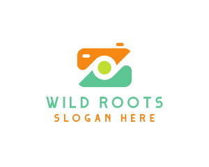 Abstract Photographer Camera logo design