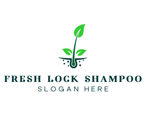 Natural Hair Shampoo  logo design