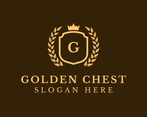 Royal Gold Shield logo design