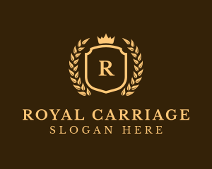 Royal Gold Shield logo design