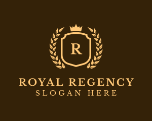 Royal Gold Shield logo design