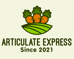 Carrot Vegetable Farm logo design