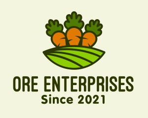 Carrot Vegetable Farm logo design