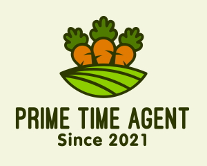 Carrot Vegetable Farm logo design