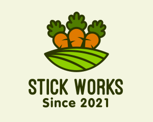 Carrot Vegetable Farm logo design