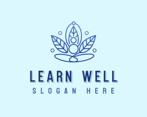 Wellness Meditation Yoga logo design