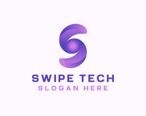 Cyber Tech Letter S logo design