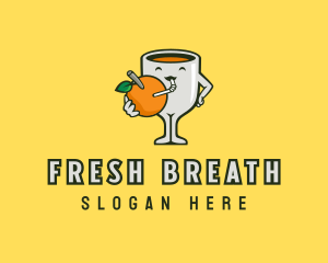 Orange Juice Drink logo design