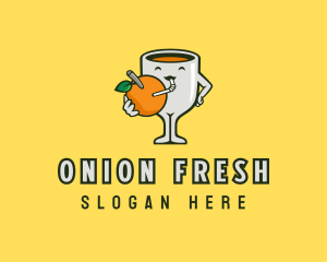 Orange Juice Drink logo design