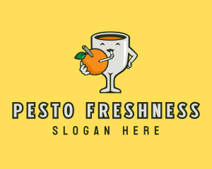 Orange Juice Drink logo design