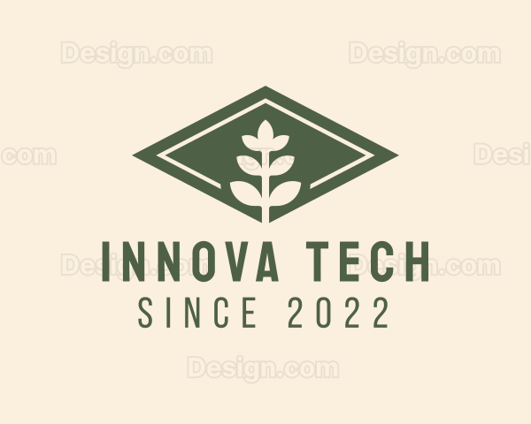 Environmental Garden Leaf Logo