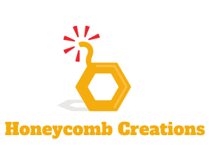 Honey Bomb Explosive logo design