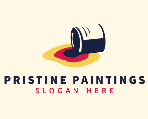 Paint Bucket Spill logo design