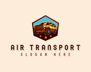 SUV Auto Transportation logo design