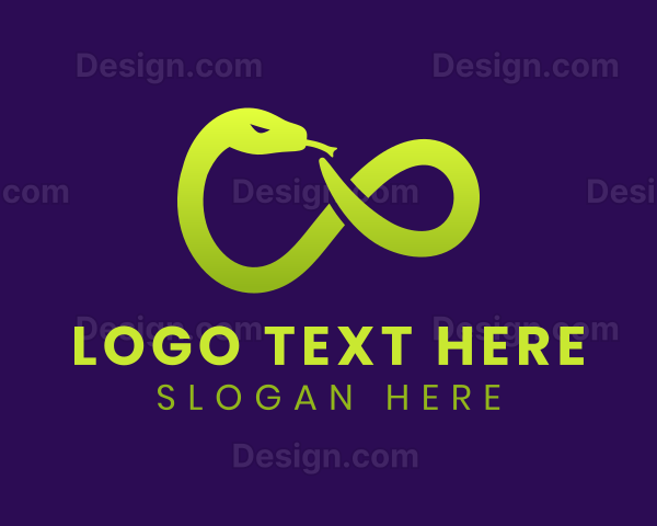 Gradient Infinity Snake Logo