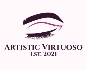 Beauty Lashes Makeup Artist logo design