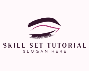 Beauty Lashes Makeup Artist Logo