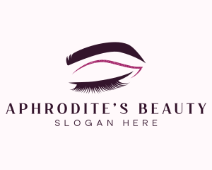 Beauty Lashes Makeup Artist logo design