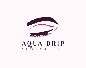 Beauty Lashes Makeup Artist logo design