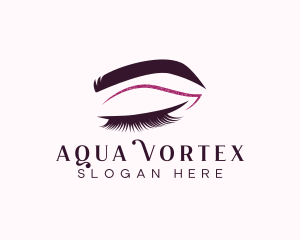 Beauty Lashes Makeup Artist logo design