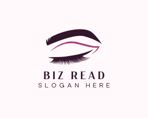 Beauty Lashes Makeup Artist logo design