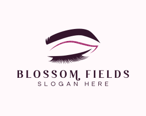 Beauty Lashes Makeup Artist logo design