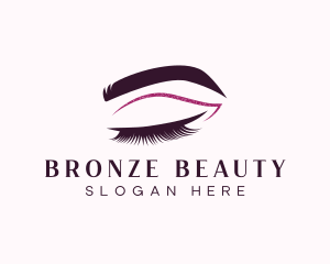 Beauty Lashes Makeup Artist logo design