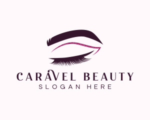 Beauty Lashes Makeup Artist logo design