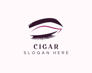 Beauty Lashes Makeup Artist logo design