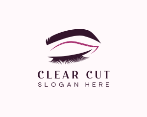 Beauty Lashes Makeup Artist logo design