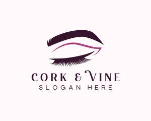 Beauty Lashes Makeup Artist logo design