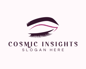 Beauty Lashes Makeup Artist logo design