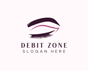 Beauty Lashes Makeup Artist logo design